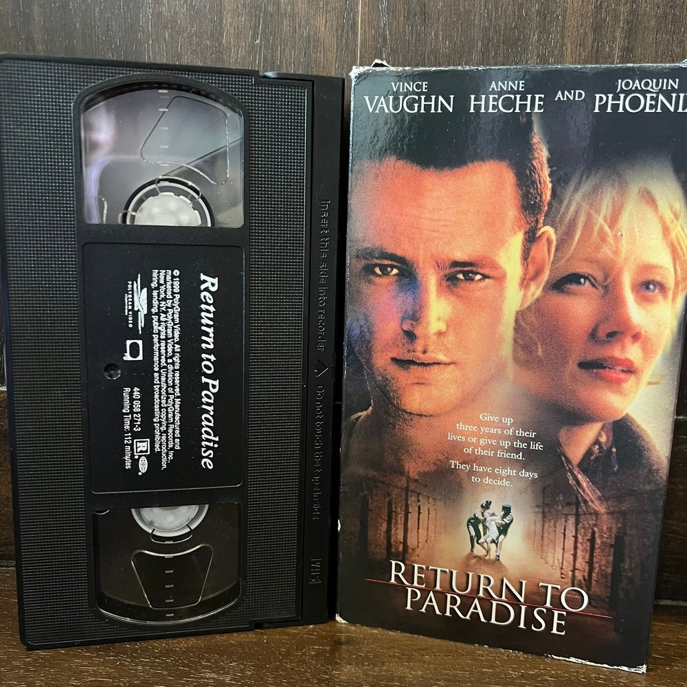 Return To Paradise VHS 1998 Vince Vaughn Anne Heche Joaquin Phoenix